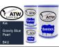 Preview: Kia, Gravity Blue Pearl, B4U: 500ml Lackdose + 500ml Klarlack + 250ml Härter - Set, von ATW Autoteile West.